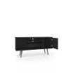 Liberty 53.14" Mid Century - Modern TV Stand with 5 Shelves and 1 Door
