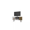 Liberty 53.14" Mid Century - Modern TV Stand with 5 Shelves and 1 Door