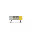 Liberty 53.14" Mid Century - Modern TV Stand with 5 Shelves and 1 Door