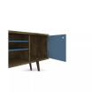 Liberty 53.14" Mid Century - Modern TV Stand with 5 Shelves and 1 Door
