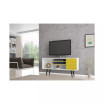 Liberty 53.14" Mid Century - Modern TV Stand with 5 Shelves and 1 Door