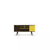 Liberty 53.14" Mid Century - Modern TV Stand with 5 Shelves and 1 Door