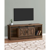 TV Stand with 2 Barn-Style Sliding Doors
