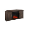 Camden 48" Corner TV Stand with Fireplace