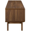 Envision 44" TV Stand in Walnut White