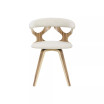 Gardenia Mid-Century Modern Dining and Accent Chair with Swivel