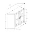 TV Stand - 42" L Reclaimed Corner