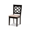 Peter Modern and Contemporary Fabric Upholstered 4 Piece Dining Chair Set