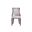 Grand 4-Piece Beech Wood Upholstered Dining Chair Set