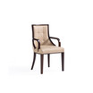Fifth Avenue 2-Piece Beech Wood Faux Leather Upholstered Dining Armchair