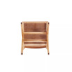 Hamlet 4-Piece Ash Wood and Natural Cane Rectangular Seat Dining Chair