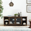 Columbus TV Stand with Middle Doors - Grey Wash