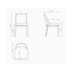 Gansevoort 4 Piece Beech Wood Faux Leather Upholstered Dining Chair Set