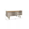 Bogart 53.54" Medium Density Fiberboard 3-Shelf Television Stand
