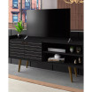 Bogart 53.54" Medium Density Fiberboard 3-Shelf Television Stand