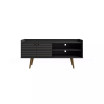 Bogart 53.54" Medium Density Fiberboard 3-Shelf Television Stand