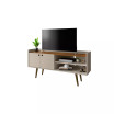 Bogart 53.54" Medium Density Fiberboard 3-Shelf Television Stand