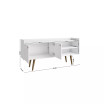 Bogart 53.54" Medium Density Fiberboard 3-Shelf Television Stand