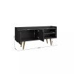 Bogart 53.54" Medium Density Fiberboard 3-Shelf Television Stand