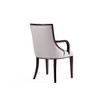 Grand Beech Wood Upholstered Dining Armchair