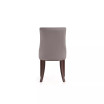 Shubert 2 Piece Beech Wood Faux Leather and Velvet Upholstered Dining Chair Set