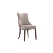 Shubert 2 Piece Beech Wood Faux Leather and Velvet Upholstered Dining Chair Set