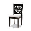 Jackson Modern and Contemporary Fabric Upholstered 4 Piece Dining Chair Set