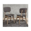 Alden Bay Modern Diamond Stitch Upholstered Dining Chair, Set of 2