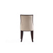 Grand 2-Piece Beech Wood Faux Leather Upholstered Dining Chair Set