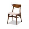 Parlin Mid-Century Modern Transitional Fabric Upholstered 4 Piece Dining Chair Set