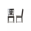 Gervais Modern and Contemporary Transitional 2-Piece Finished Wood Dining Chair Set