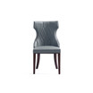 Reine 2-Piece Beech Wood Faux Leather Upholstered Dining Chair Set