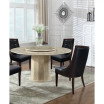 Raphael Traditional Faux Leather Dining Side Chairs, Set of 2