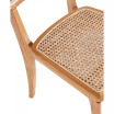 Giverny 2-Piece Ash Wood and Natural Cane Versatile Dining Chair