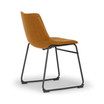 Set of 2 Adan Iron Frame Vintage-like Dining Chair