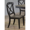 Company Transitional X-Back Dining Chairs, Set of 2