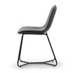 Set of 2 Amery Iron Frame Vintage-like Dining Chair