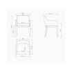 Gansevoort 2 Piece Beech Wood Faux Leather Upholstered Dining Armchair Set
