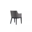 Gansevoort 2 Piece Beech Wood Faux Leather Upholstered Dining Armchair Set