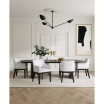 Gansevoort 2 Piece Beech Wood Faux Leather Upholstered Dining Armchair Set