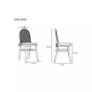 Paragon 2-Piece Ash Wood and Natural Cane Upholstered Dining Chair