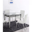 Bailee Modern Faux Leather Side Chairs, Set of 4