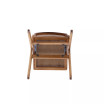 Lambinet 4-Piece Ash Wood and Natural Cane Folding Dining Chair