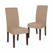 Two Mid-Century Parson's Chairs And Finished Hardwood Frame For Kitchen, Dining Room & More