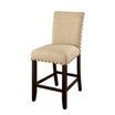 Boelin Upholstered Pub Chair (Set of 2)