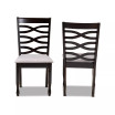 Lanier Modern and Contemporary Fabric Upholstered 2 Piece Dining Chair Set