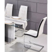 Marilyn Faux Leather Dining Side Chairs,, Set of 2