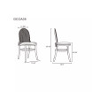 Paragon 4-Piece Ash Wood and Natural Cane Upholstered Dining Chair