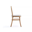 Paragon 4-Piece Ash Wood and Natural Cane Upholstered Dining Chair