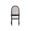 Paragon 4-Piece Ash Wood and Natural Cane Upholstered Dining Chair